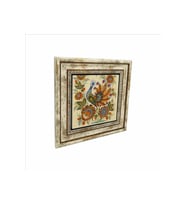 Tavus Kuşu Baskılı Taş Tablo 25X25