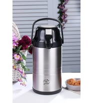 Cooker 2008 3.5 Litre Pompalı Çelik Termos Siyah