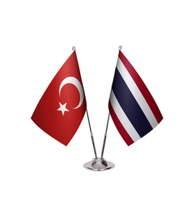 Tayland İkili Masa Bayrağı