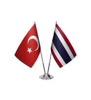 Tayland İkili Masa Bayrağı
