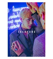 Taehyung Bts Tablo Ahşap Poster Dekoratif Kod4454