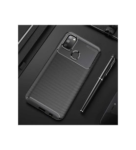 Samsung Galaxy M30S Uyumlu Kılıf Zore Negro Silikon Kapak (Siyah)