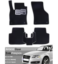 AUDİ A3 HATCHBACK (2003-2012) Uyumlu EVA Paspas Tam Set–Araca Özel,Su Geçirmez,Kolay Montaj