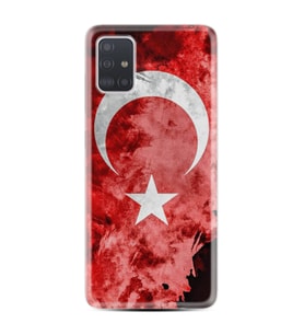 Samsung a71 A72 A73 A7 A9 2018 C7 C9 Kılıf Desenli Silikon Şanlı Türk Bayrağı 1315