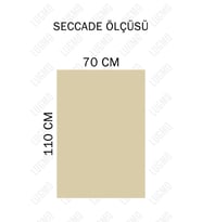 10 Adet Kadife Seccade Lacivert (70cmx110cm 400gr) Hac Ve Umre Hediyesi