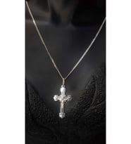 Gümüş Kolye - (CROSS) 925 Ayar Gümüş Sevgiliye,anneye,eşe,arkadaşa Hediye Kolye