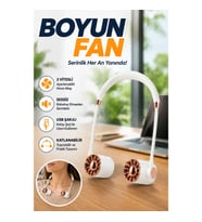 Katlanabilir USB Şarjlı Asılabilir Mini Fan 3 Kademeli Sessiz Kişisel Serinletici