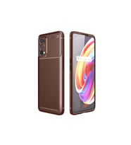 Realme 7 Pro Uyumlu Kılıf Zore Negro Silikon Kapak (Kahverengi)