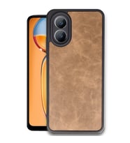 Oppo A38 Kılıf Aras Deri Kapak - Taba