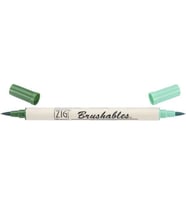 Zig Brushables 2 Renk Tonu Fırça Uçlu Marker Kalem 040 Pure Green 