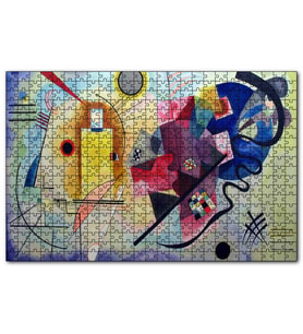 Cakapuzzle Soyut Resim Wassily Kandinsky  Puzzle Yapboz MDF (Ahşap) (120 Parça)