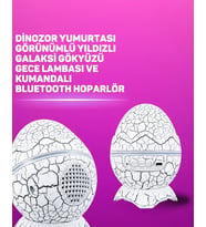 Bluetooth Hoparlör Özellikli 7 Renkli Gece Aydınlatması