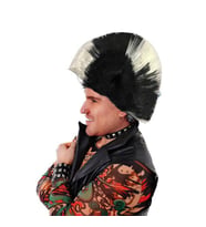 Mohican Mohawk Punk Peruk - 70 li 80 li Yıllar Peruk Model 5