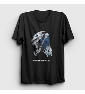 Presmono Unisex Siyah Gaster Blaster Undertale T-Shirt 32138tt
