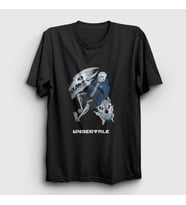 Presmono Unisex Siyah Gaster Blaster Undertale T-Shirt 32138tt