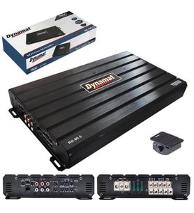 Dynamat RK-90.5 Oto Anfi Stereo 7500 Watt 5 Kanal Bass Kontrol 4x90W+400W (Siyah)