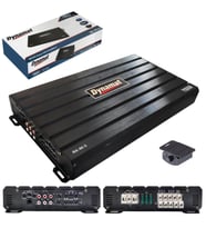Dynamat RK-90.5 Oto Anfi Stereo 7500 Watt 5 Kanal Bass Kontrol 4x90W+400W (Siyah)