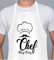 Kişiye Özel En İyi Chef- Aşçı Mutfak Önlüğü