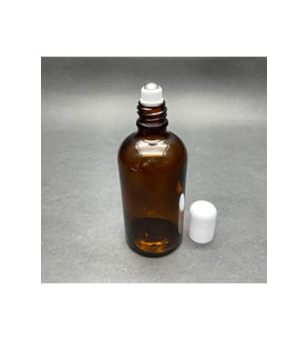 100ml kahverengi cam şişe roll-on şişe, 45 adet, bilye başlıklı şişe, cam şişe, roll-on şişesi, amber şişe