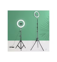 10 inç LED halka ışık, selfie ve makyaj için yüksek parlaklıkli, 2500 Lümen