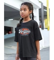 Çocuk Unisex Baskılı T-Shirt-Siyah