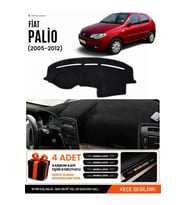 FIAT PALİO (2005-2012) Uyumlu Torpido Örtüsü Torpido Kılıfı - Siyah