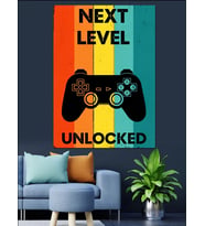 Oyun Konsolu Gamer Posteri Dekoratif Kanvas - Mdf Ahşap Tablo