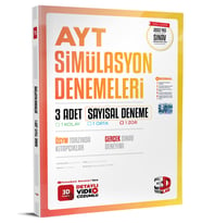 3D Yayınları Ayt Sayısal 3Lü Simülasyon Denemeleri