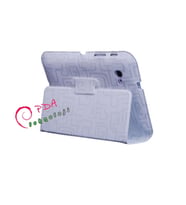 Galaxy TAB 7 P6200 ile Uyumlu Standlı Kılıf Beyaz Renk