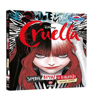 Dısney Manga Cruella Siyah Beyaz ve Kırmızı