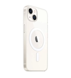 Newface Apple iPhone 14 Kılıf Magneticsafe Şeffaf Silikon - Şeffaf