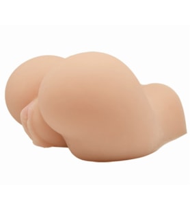 OdinsShop 2 İşlevli Titreşimli 3D Büyük Boy Realistik Kalça Suni Vajina Anüs