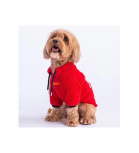 Pawstar Kedi ve KÜÇÜK Köpek Red Just Sweat L Sırt33cm Göğüs46cm Boyun30cm