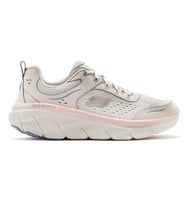 Skechers D'Lux Walker 2.0-Daisy Doll Womens Memory Foam Sneaker Pink Hafızalı Taban Kadın Günlük Spor Ayakkabı Krem