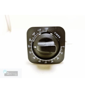 Korkmaz Profilo mini/midi Kare Fırın Zaman Saati Timer Kapaklı-90 Dakika (Metal)