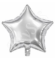 Yıldız Folyo Balon Gümüş 24 inc