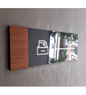 Wooden Serisi Arşiv Yönlendirme Tabelası