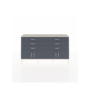 Arges Konsol 2 Raflı 6 Çekmeceli 4 Kapaklı 176x30x99 Aytaşı-Antrasit
