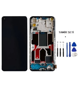 Tkgz - Oppo RENO 5 LİTE Uyumlu Lcd Ekran Dokunmatik Servis FULL ÇITALI + TAMİR SETİ