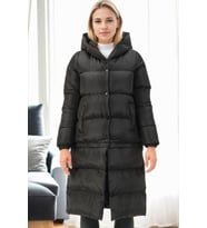 Dewberry Kadın %100 Polyester Kısaltılabilir Kaban Siyah Z9772 Katmanlı Kombin, Dış Giyim, Seyahat Gardırobu