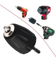 Şarjlı Vidama Matkap Için 1/4 Hex Adaptörlü Mandren 10Mm 3/8 Mm Otomatik Anahtarsız Süpra Mandren