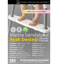 Pilsan - Ebebek Mama Sandalyesi Ayak Koyma Dayama Desteği