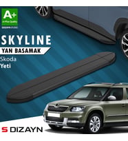 S-Dizayn Skoda Yeti Skyline Siyah Yan Basamak 173 Cm 2009-2017 A+ Kalite
