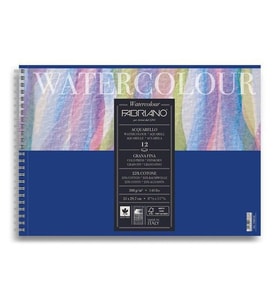 Fabriano Watercolour Spiralli Suluboya Defteri 300 gr. A4 12 yp. Soğuk Basım 