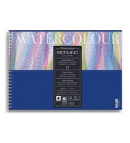 Fabriano Watercolour Spiralli Suluboya Defteri 300 gr. A4 12 yp. Soğuk Basım 