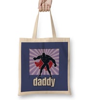 Super Daddy Fathers Day Gift 2021 Bez Çanta Uzun Saplı