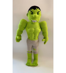Avengers Hulk Amigurumi Organik Oyuncak