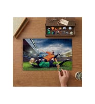 Futbol- Oyun- Spor- Eğlence Tasarımı 240 parça Ahşap Puzzle Ahşap Kutuda MP00847