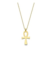 Sonsuz Yaşam Sembolü Altın Kolye (Ankh)