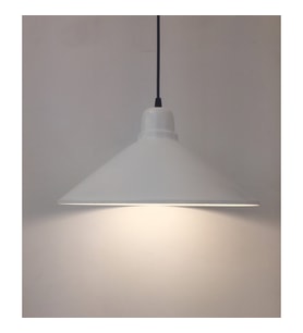 RİOLİGHT RETRO,RUSTİK,VİNTAGE BEYAZ ODA,CAFE,MUTFAKLAR İÇİN 1XE27 DUYLU TEKLİ METAL SARKIT AVİZE